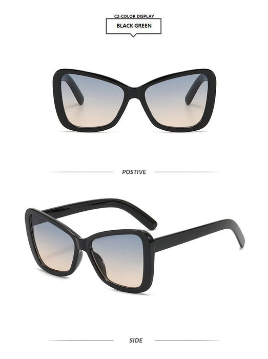 Cat's Eye Sunglasses contrast colour trend Sunglasses