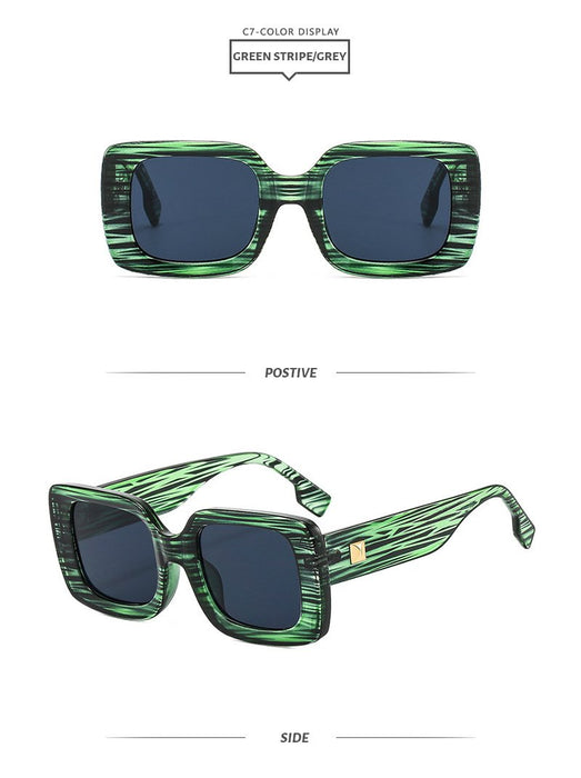 Box men's and women's colour matching Sunglasses