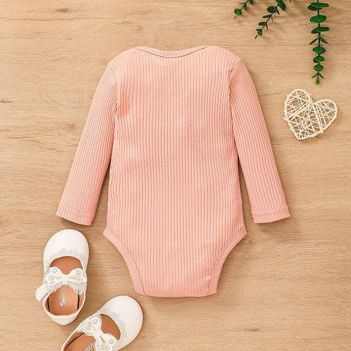 Baby I Love Mom & Dad Long Sleeve Cotton Bodysuits