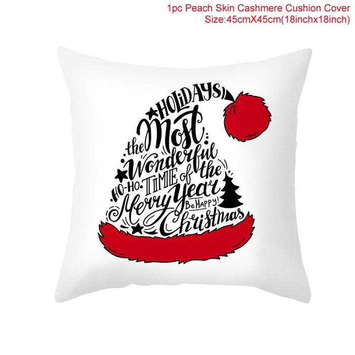 45cm Cushion Cover Christmas Decoration