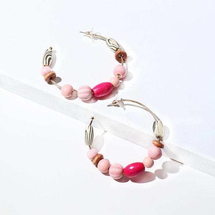 New Retro Style Wooden Women's Earrings Accessories