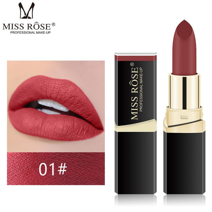 Matte fog face velvet lipstick is not easy to decolour black pipe lipstick.