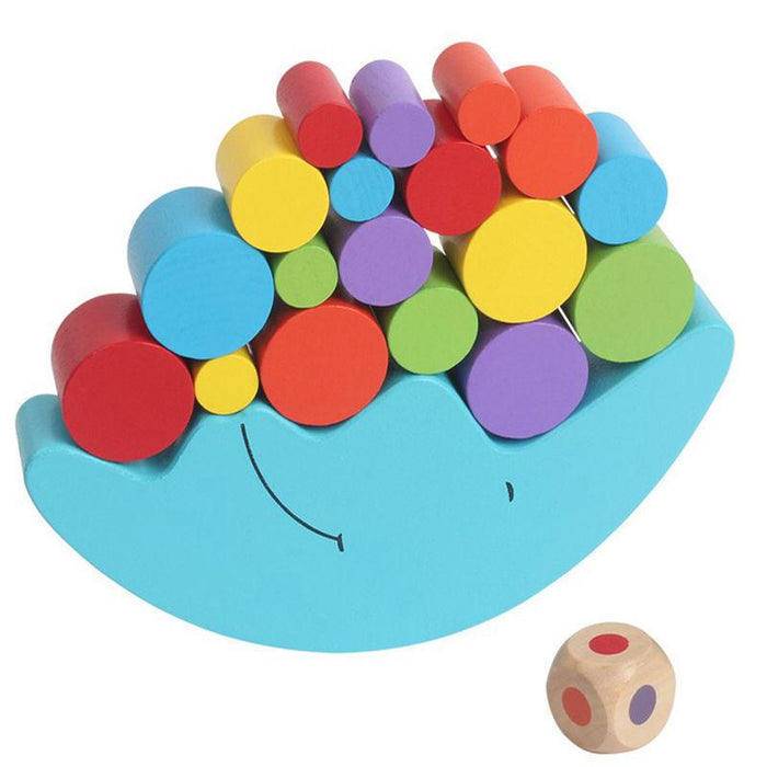 Moon Balance Toy Wooden Assembled Building Blocks