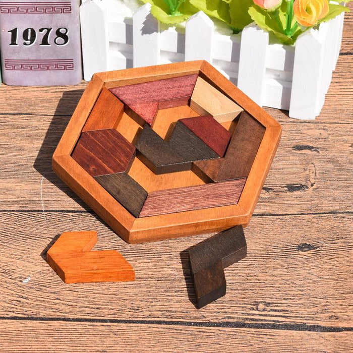 Wooden Special-shaped Building Blocks Wooden Toys