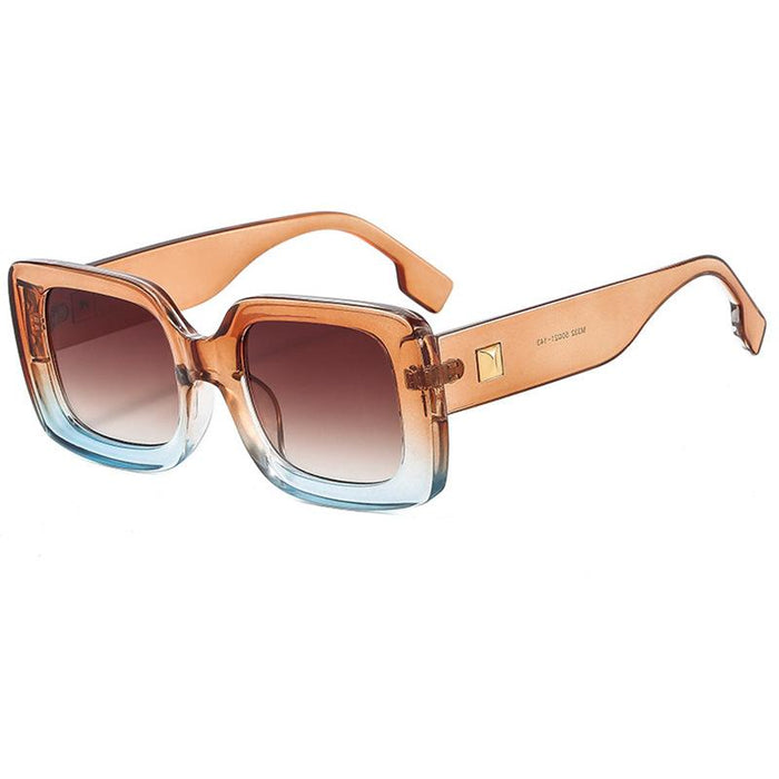 Box men's and women's colour matching Sunglasses