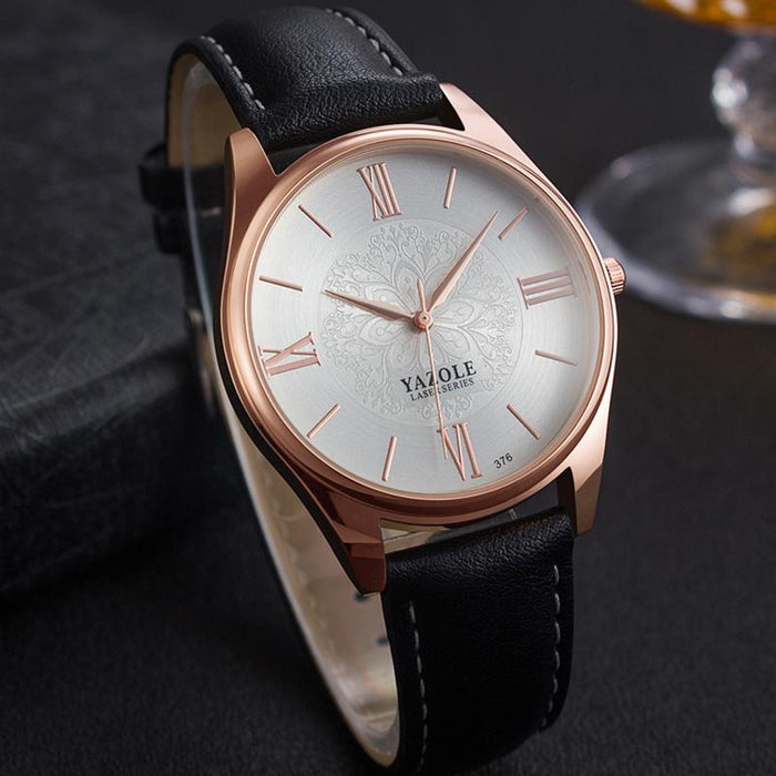 Mens Watches Top Brand Luxury YAZOLE Business Ultra-thin Fashion Male Clock