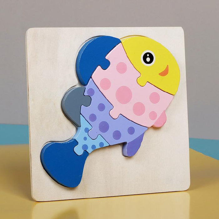 Children's Wooden Jigsaw Puzzle Early Education Educational Toy