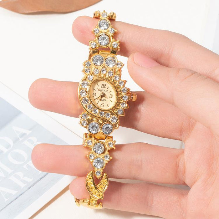 Fashion Trend Ladies Watch Popular Water Diamond Watch