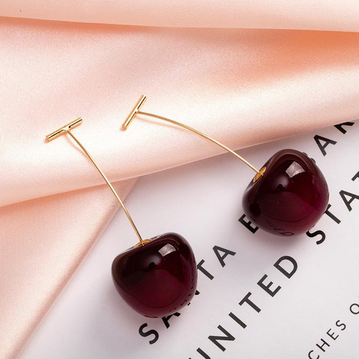 New Simple Fashion Cherry Women's Earrings