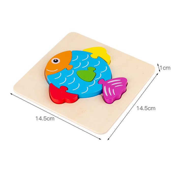 Children's Wooden 3D Puzzle Toy