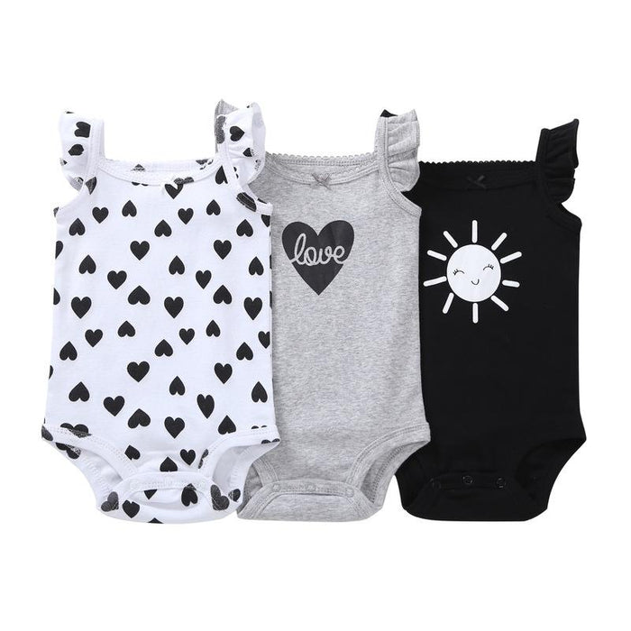 3pcs Pack Baby Summer Romper