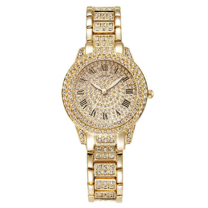 Women Ladies Wrist Watches Luxury Brand Rhinestone Bracelet Watches Female