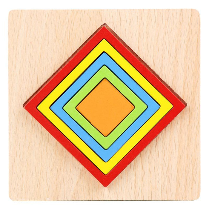 Children's Three-dimensional Puzzle Wooden Toy