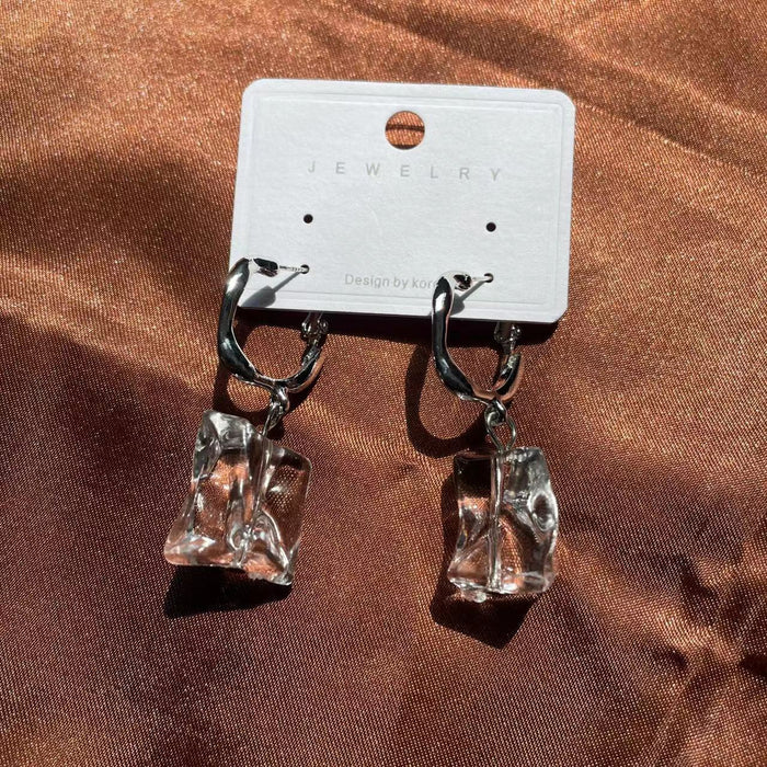 Irregular Transparent Acrylic Earrings