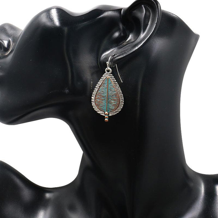 Vintage Fashion Drop Shaped Personalized Multi-layer Alloy Earrings