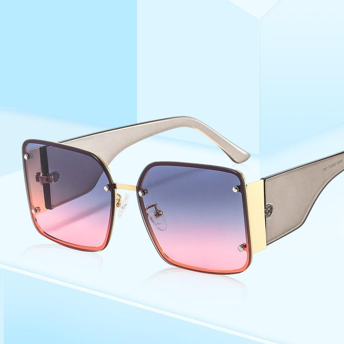 Square metal sunglasses