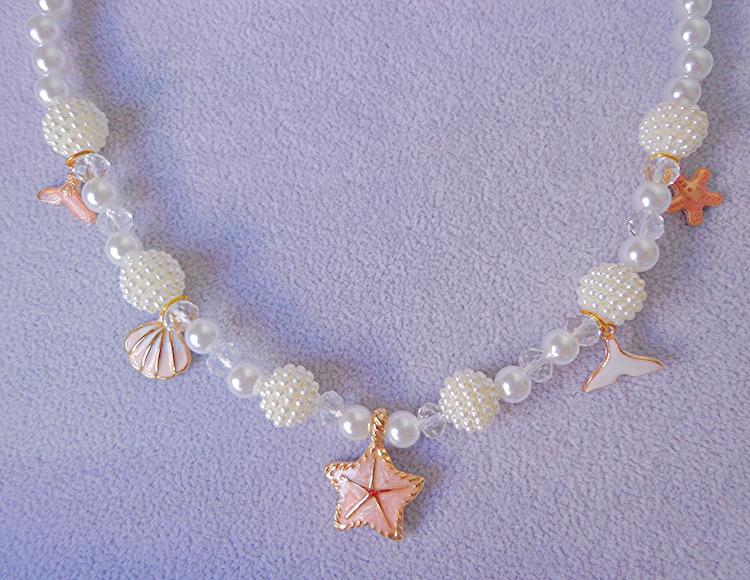 Children's Pearl Necklace Bracelet Set Underwater World Series