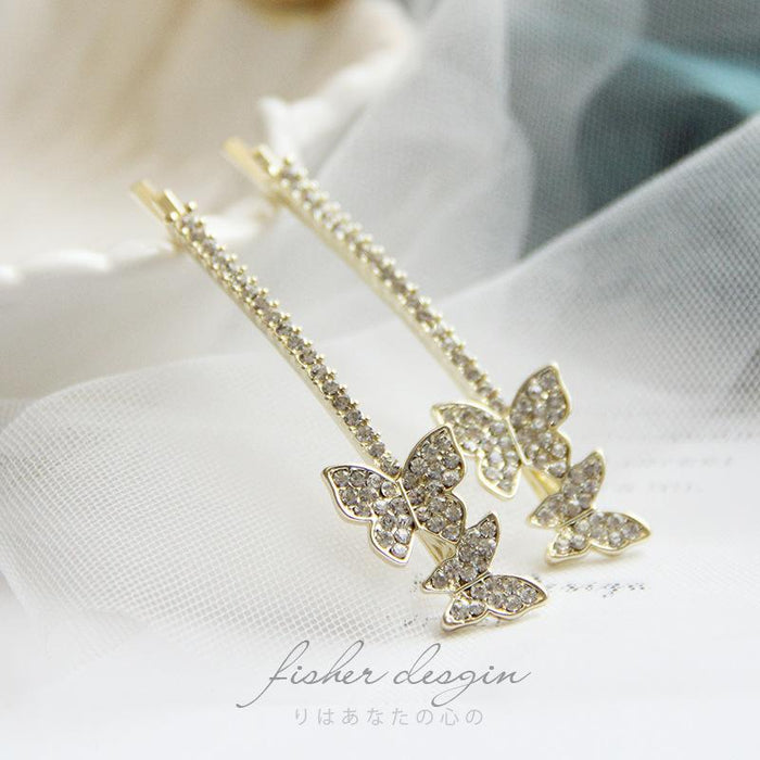 Rhinestone alloy clip