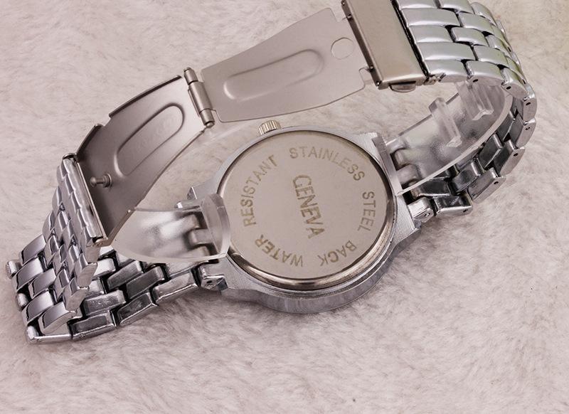 Female Rhinestone Stainless Steel Luxury Quartz Wristwatch