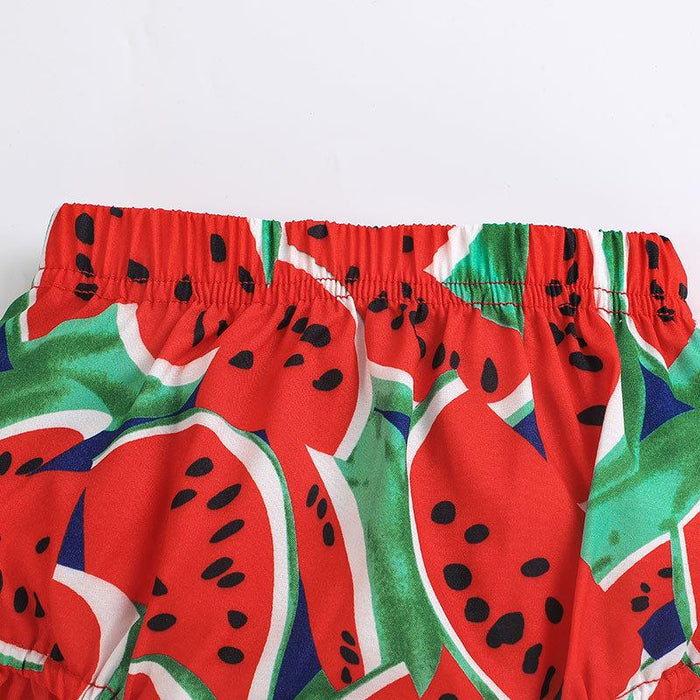 Baby Watermelon Pattern Vest Top and Briefs Set