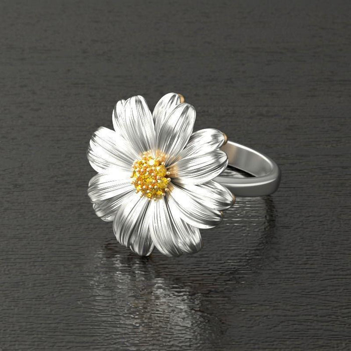 New Fashion Daisy Personalized Women's Ring