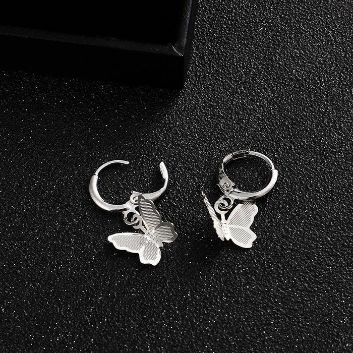 Frosted Butterfly Earrings