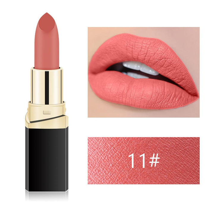 Matte fog face velvet lipstick is not easy to decolour black pipe lipstick.