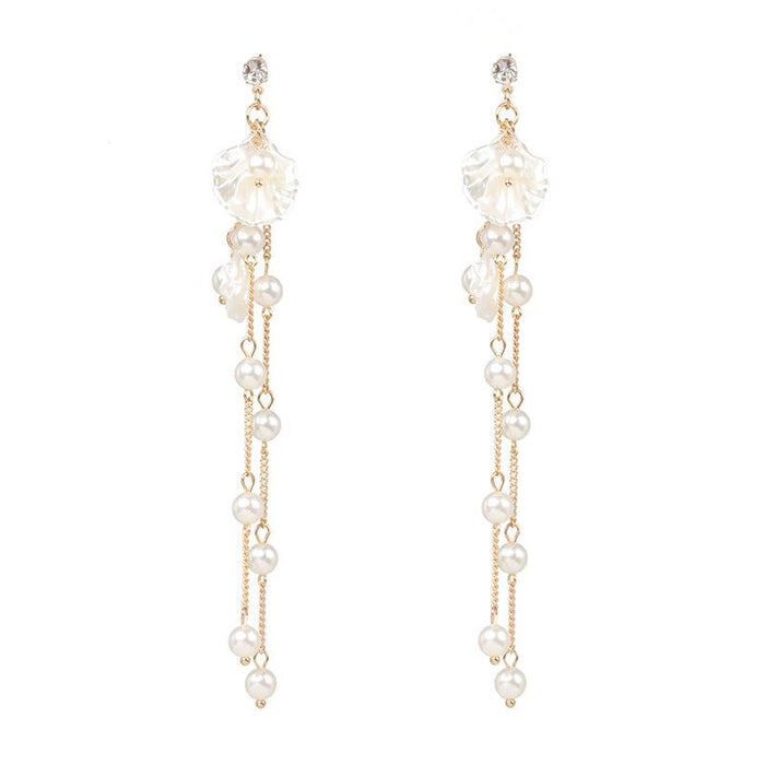 New Women's Jewelry Pearl Shell Earrings