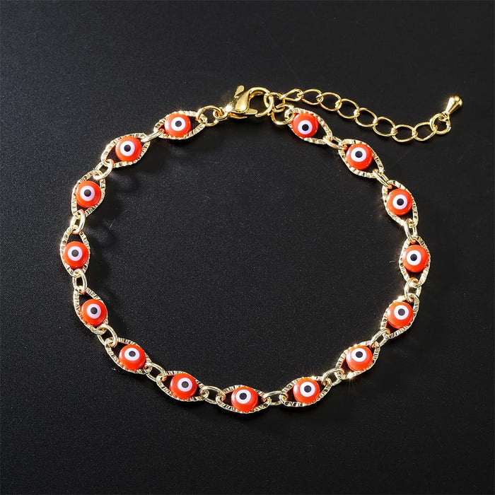 New Fashion Versatile Oil Dripping Devil's Eye Bracelet