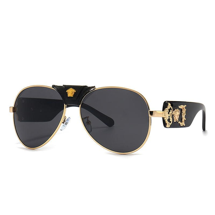 Retro men's and women's Metal Sunglasses