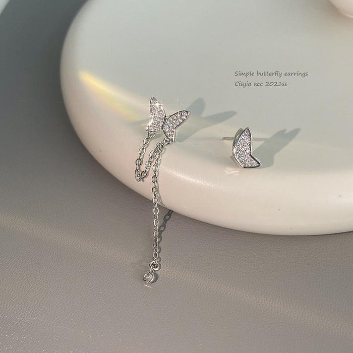 Butterfly Asymmetric Earrings