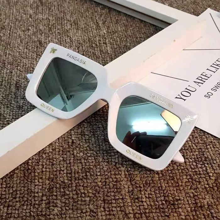 Children's Sunglasses personality box colorful reflection