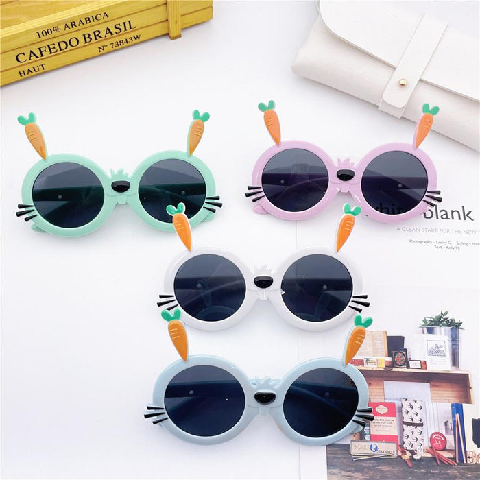 Children's cartoon glasses and sunglasses sunscreen