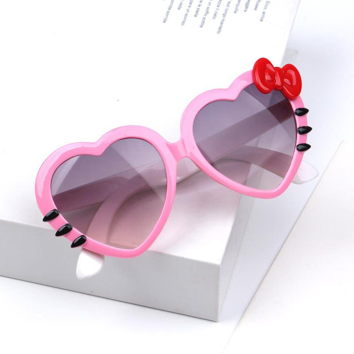 Children's heart Sunglasses heart-shaped glasses