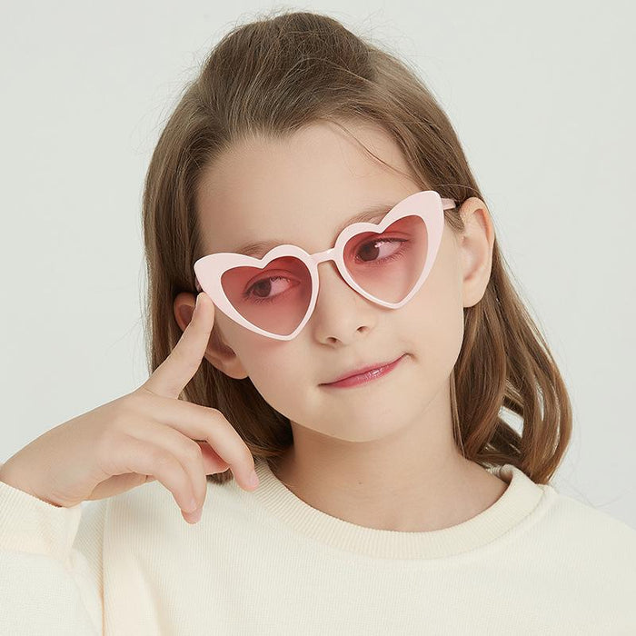 Children's Sunglasses peach heart Sunglasses