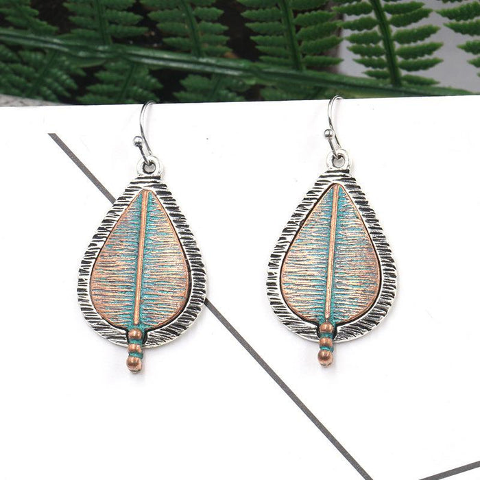 Vintage Fashion Drop Shaped Personalized Multi-layer Alloy Earrings