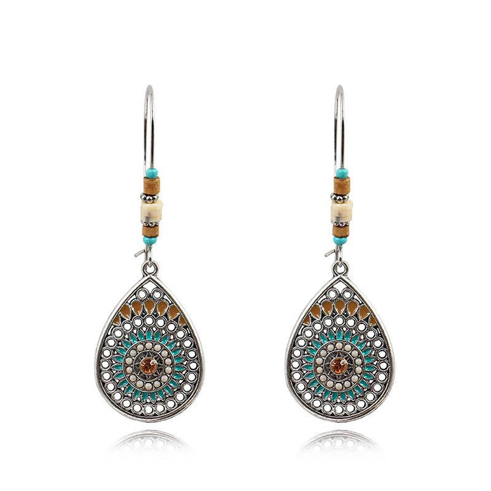 Personalized Fashion Retro Drop-shaped Long Oil Drop Earrings