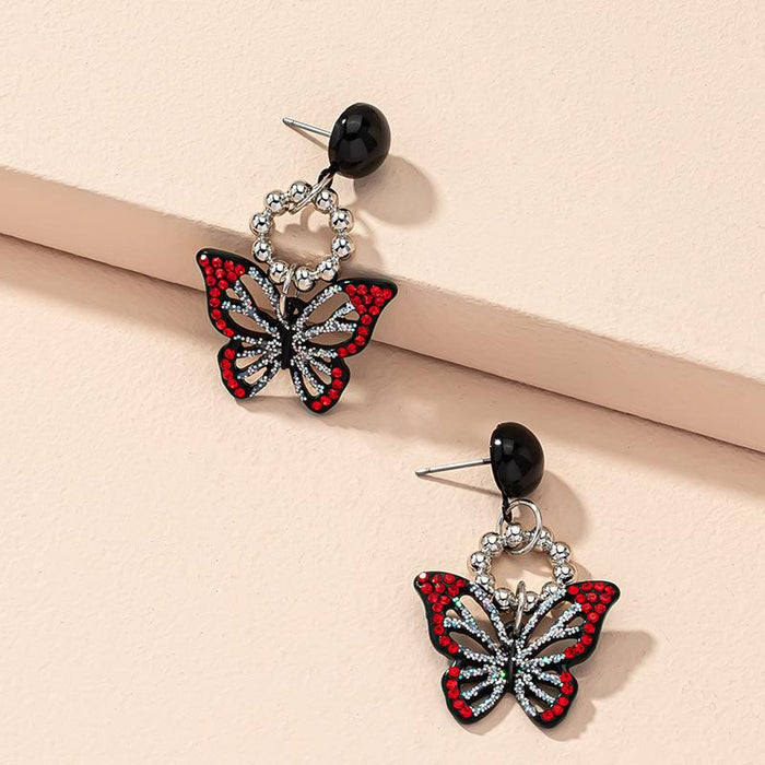 New Fashion Retro Women Butterfly Earrings