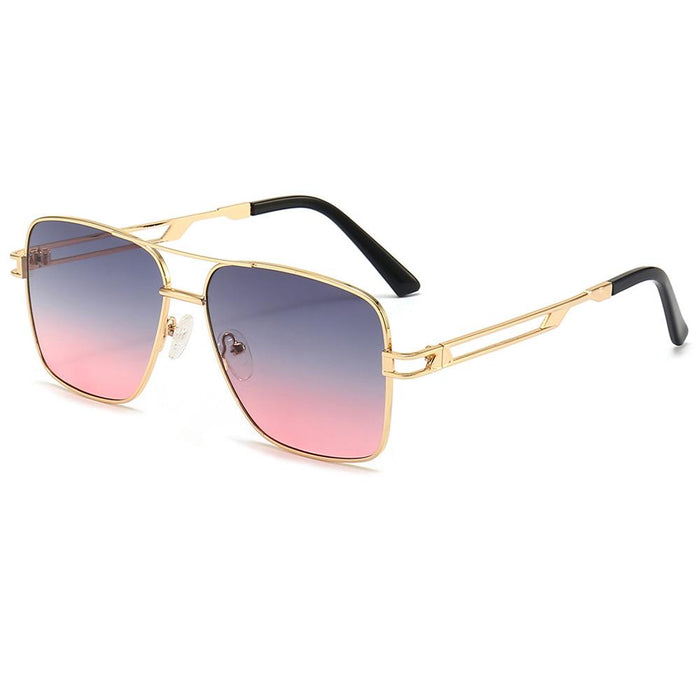 Double beam square personalized colour Sunglasses