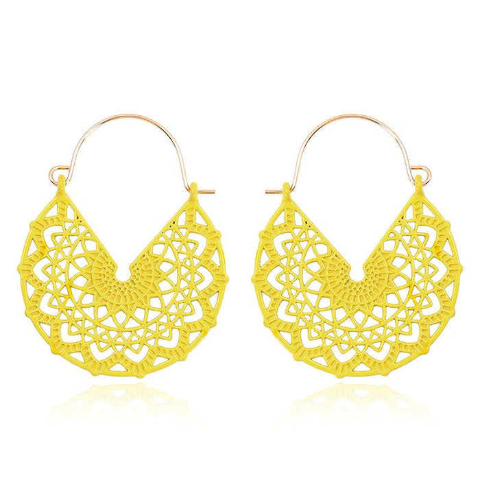 Fashion Spring Geometric Personality Simple Candy Color Earrings