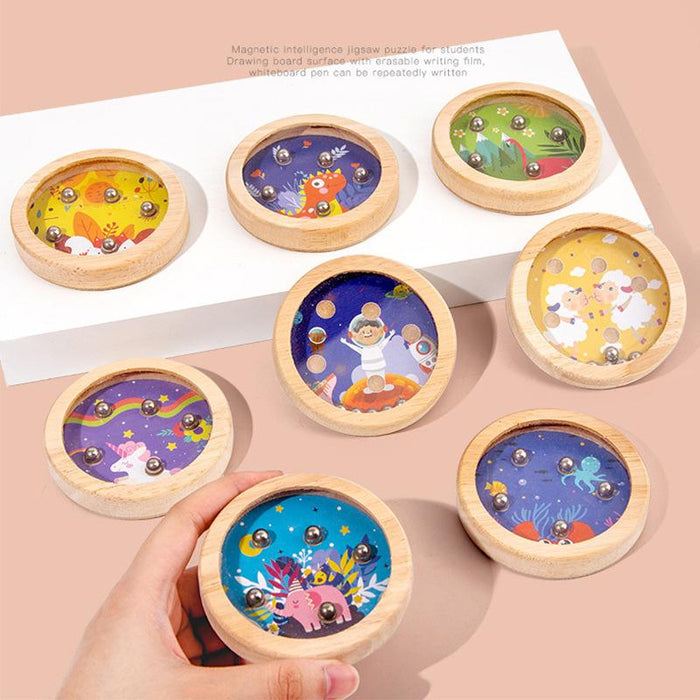 Children's Pearl Walking Educational Early Education Wooden Toys