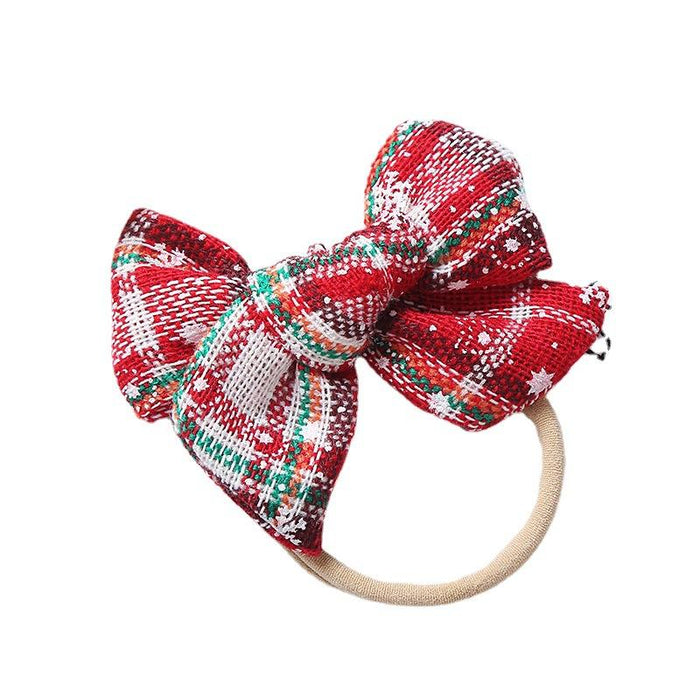 Children's Hair Tie Christmas Bow Hair Accessories