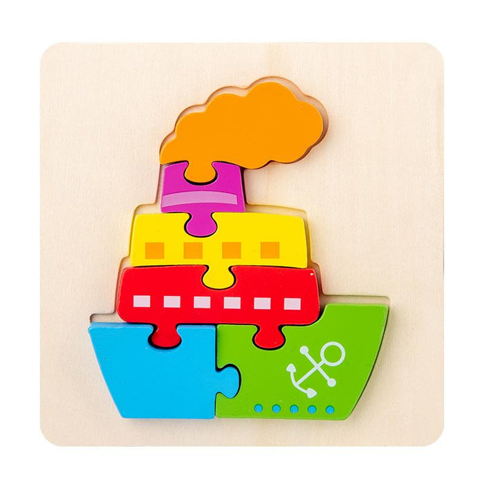 Children's Wooden 3D Puzzle Toy