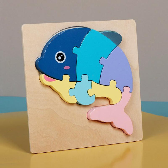 Children's Wooden Jigsaw Puzzle Early Education Educational Toy