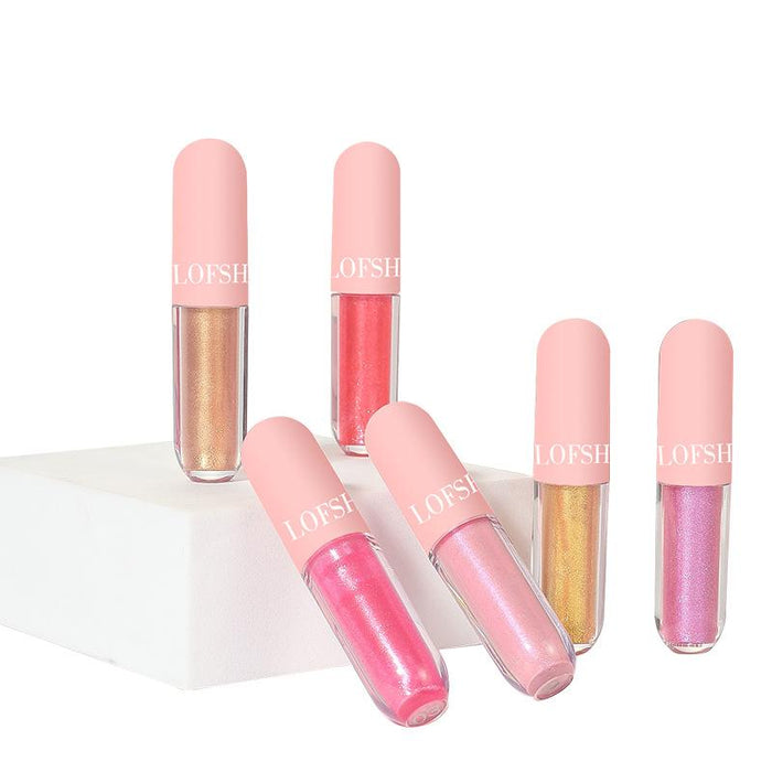 6-colour lip gloss cover box waterproof Lip Glaze