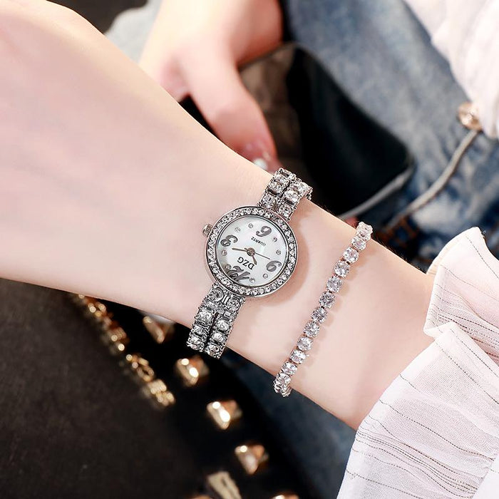 Ladies Shell Quartz Watch Casual Simple Temperament Clock