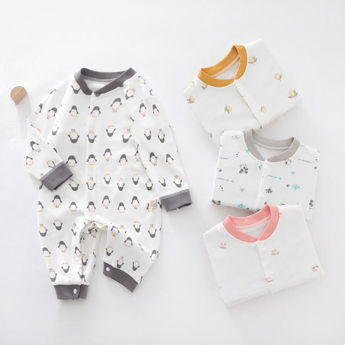 Newborn Baby Long Sleeved Jumpsuit