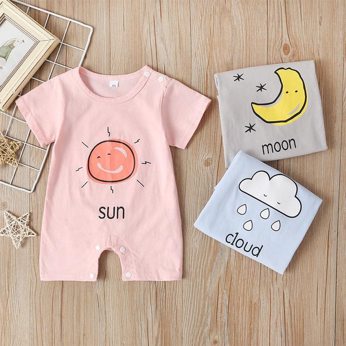 Summer Newborn Clothes Baby Cloud Romper