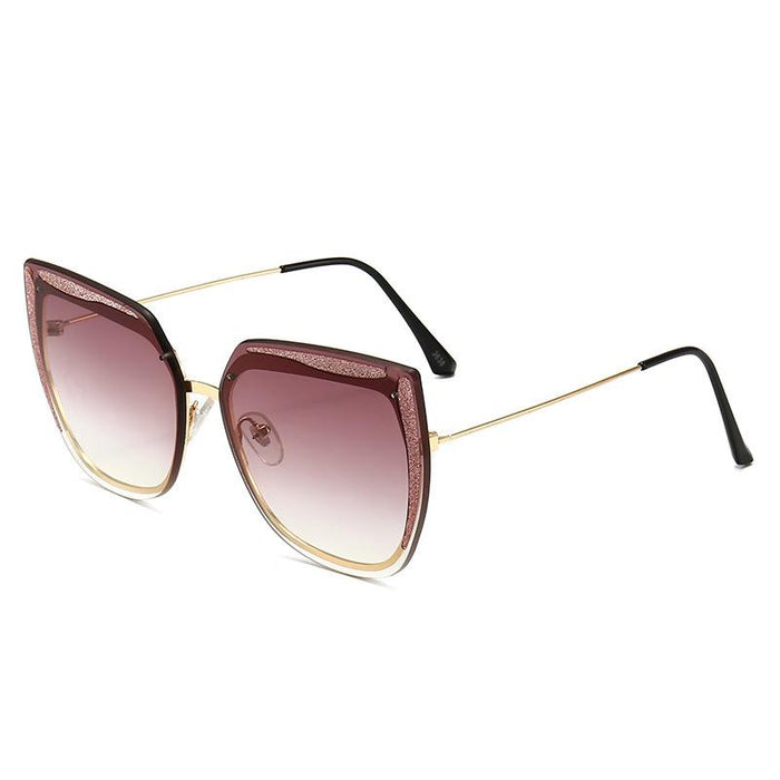 Cat's Eye Sunglasses Women's metal