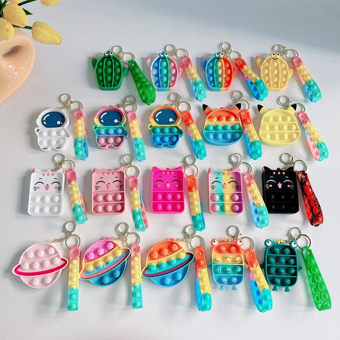 Bag decoration decompression toy key chain